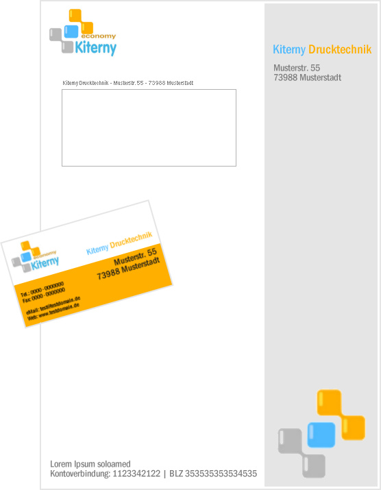 Briefbögen, Visitenkarten von Pixelart-webdesign.de
